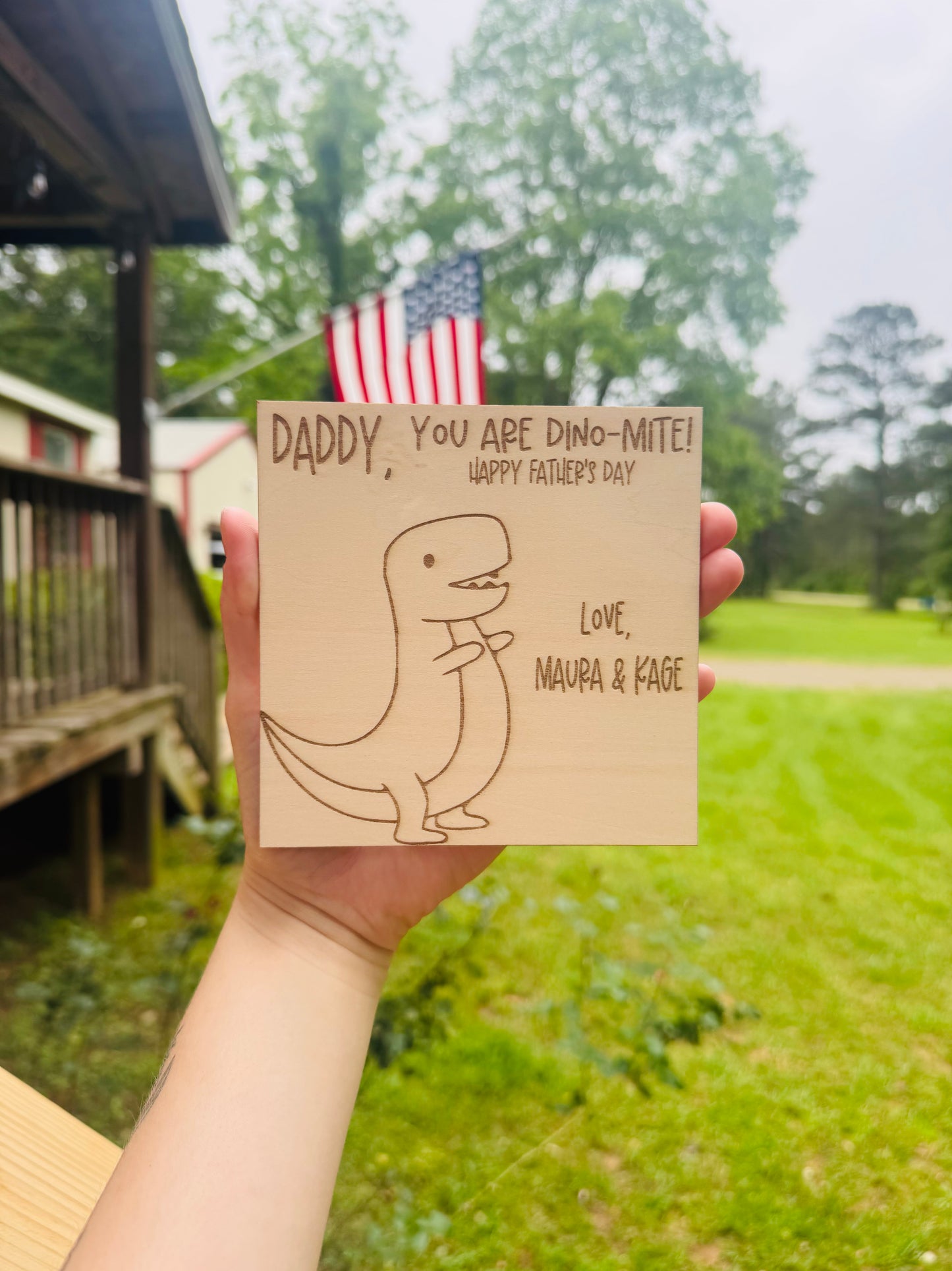 Dino-Mite Father’s Day Magnet