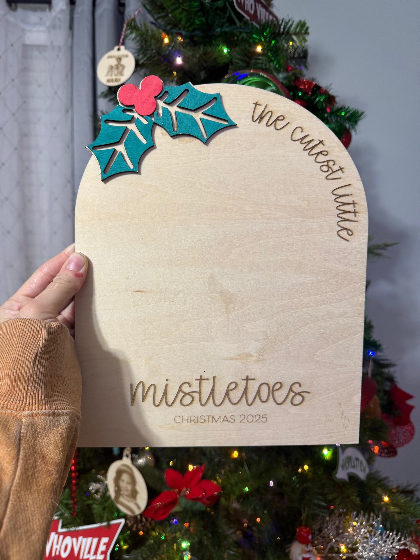 Mistletoes Footprint Sign