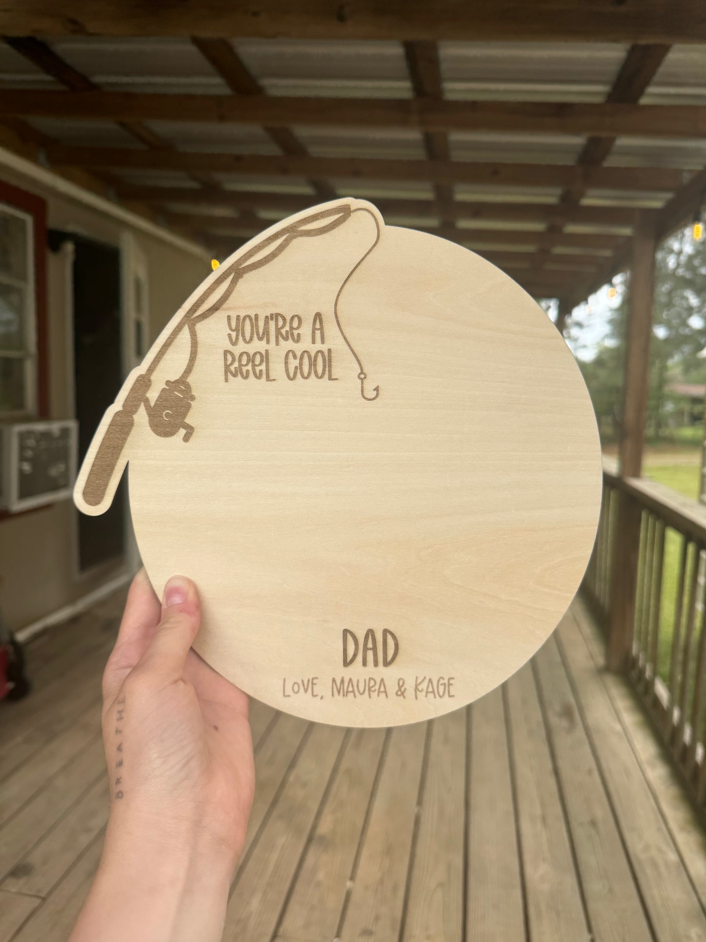 Reel Cool Handprint Sign