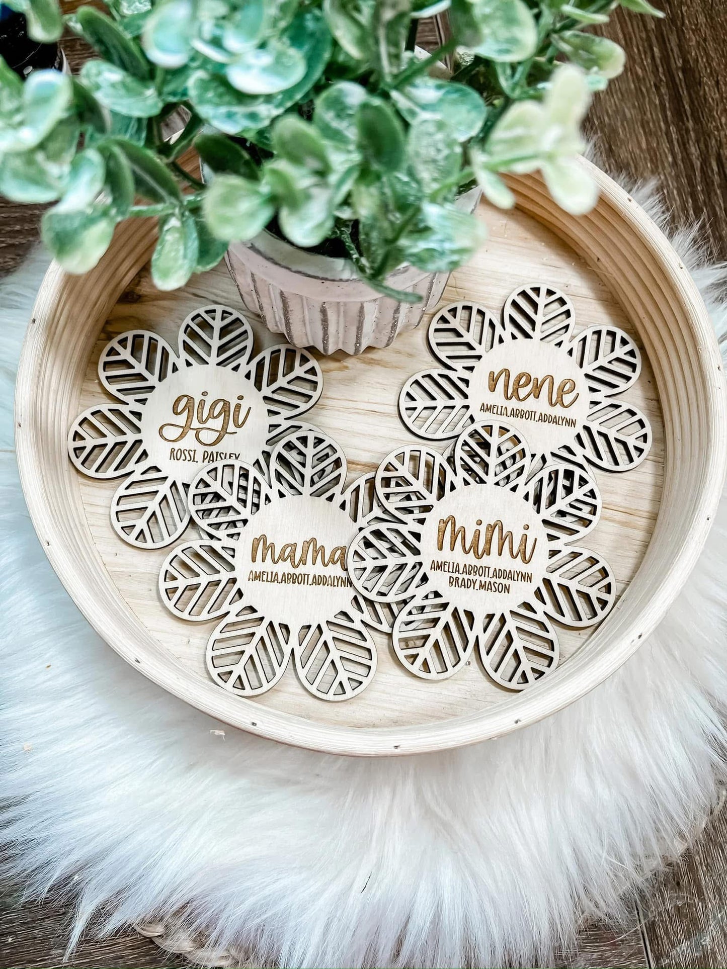 Floral Name Magnets