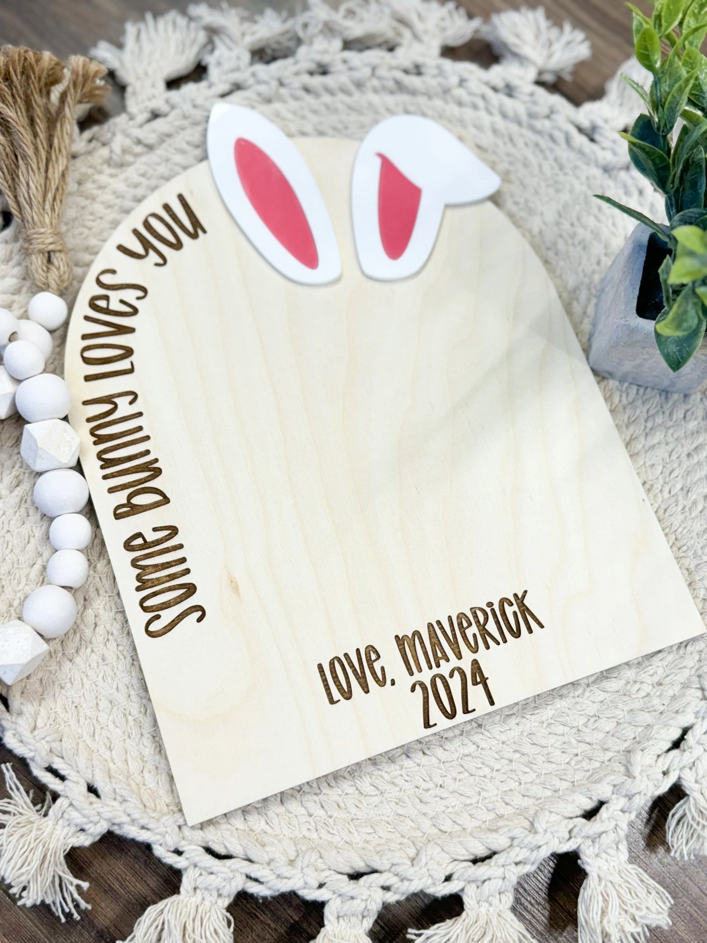 Some Bunny Loves You Sign