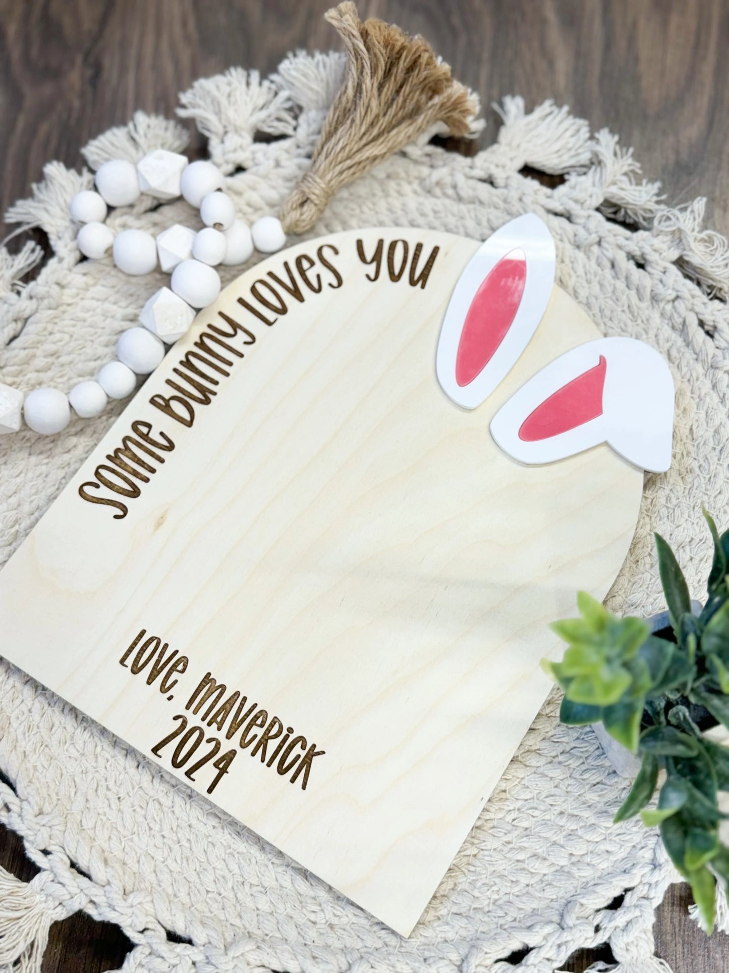 Some Bunny Loves You Sign