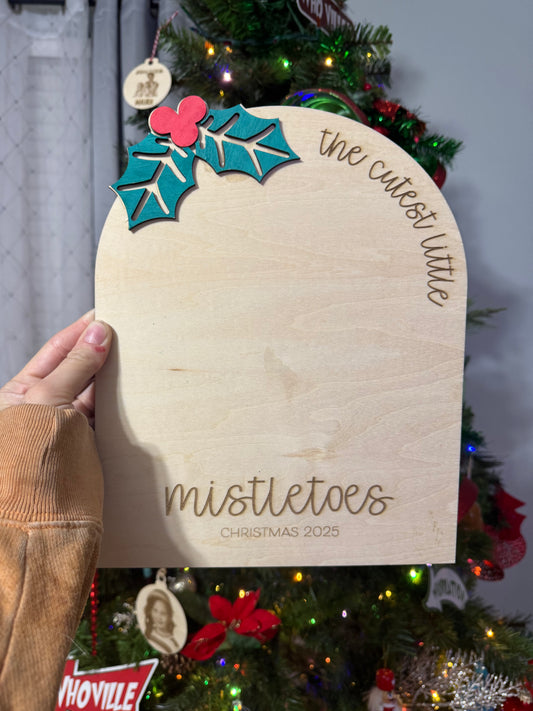 Mistletoes Footprint Sign