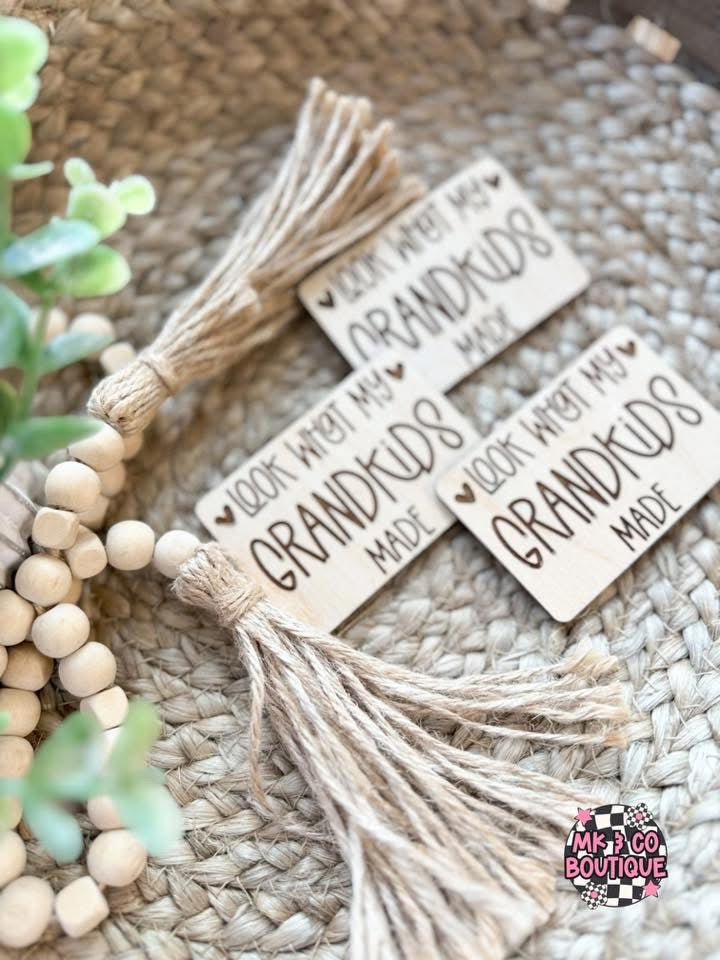 Look what my Grandkid(s) made Magnets